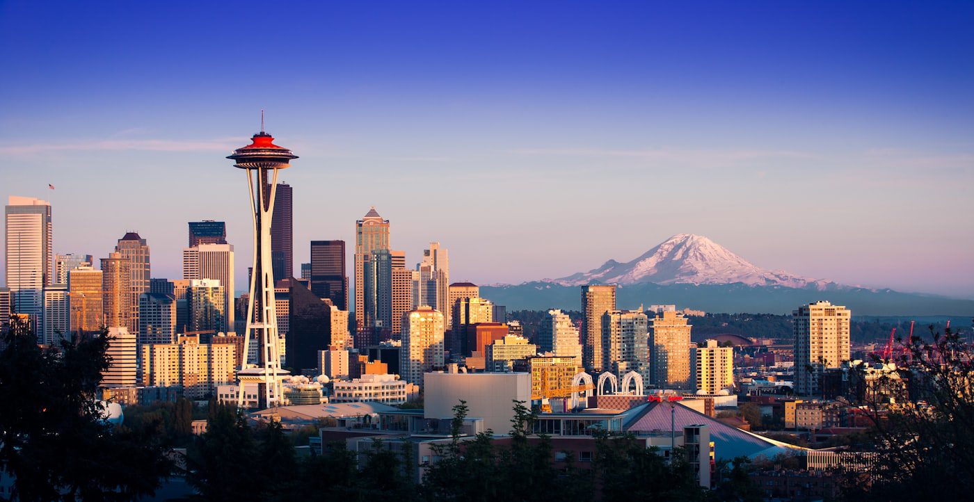 Seattle skyline for a Faith-Based Social Media Agency in Seattle