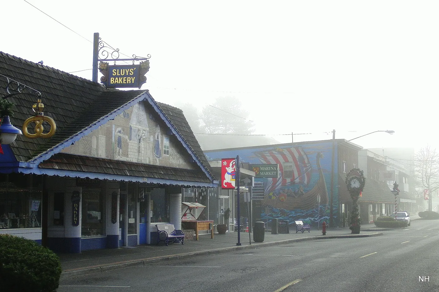 Downtown Poulsbo Front Street for a Faith-Based Social Media Agency in Poulsbo